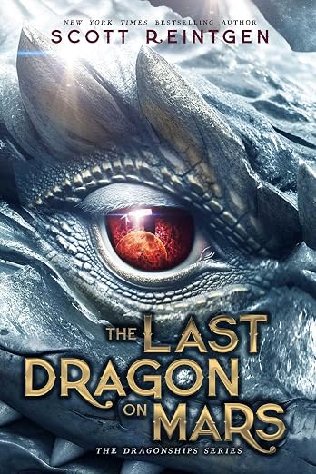 cover with a close up of a dragon's eye and a small part of surround face.